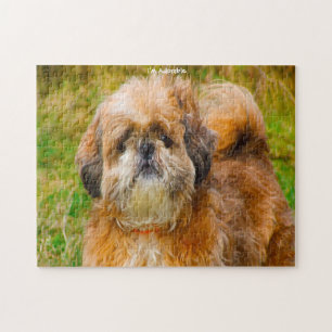 Shih Tzu Hond Jigsawspellen. Legpuzzel