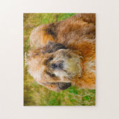 Shih Tzu Hond Jigsawspellen. Legpuzzel (Verticaal)