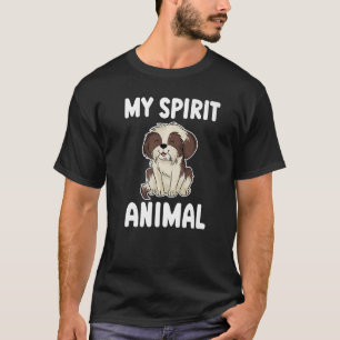Shih Tzu Hond Mijn Spiritueel Dier Shih Tzu Hond T-shirt