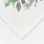 Shih Tzu Hond Moeder Bloemstuk Fleece Deken (Hoek)