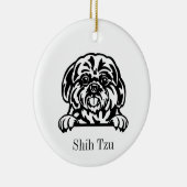 Shih Tzu hond ornament (Rechts)