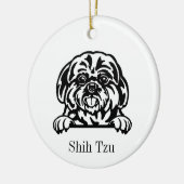 Shih Tzu hond ornament (Links)