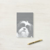 Shih Tzu-hond postt 4X6-pad Post-it® Notes (Op bureau)