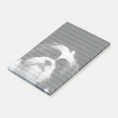 Shih Tzu-hond postt 4X6-pad Post-it® Notes (Schuin)