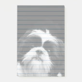 Shih Tzu-hond postt 4X6-pad Post-it® Notes (Voorkant)