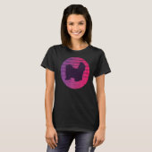 Shih Tzu Hond Retro 12 T-shirt (Voorkant volledig)