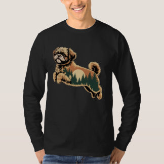 Shih Tzu Hond Shihtzu Hond Natuur Bos Shitzhu Shi T-shirt