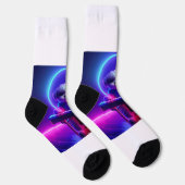 Shih Tzu hond speelt piano Sokken (Rechts)