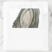 Shih Tzu hond, tony fernandes Rechthoekige Sticker (Tas)