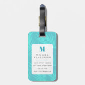 Shih Tzu-honden bagage labels (Achterkant verticaal)