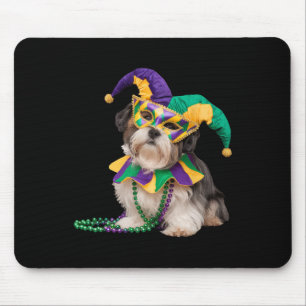 Shih Tzu Hondenliefhebber Cute Mardi Gras Carnival Muismat