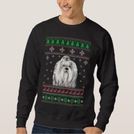 Shih Tzu Hondenliefhebber Lelijke Kersttrui Xmas Trui
