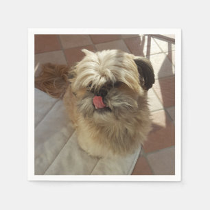Shih Tzu hondenpapieren servetten