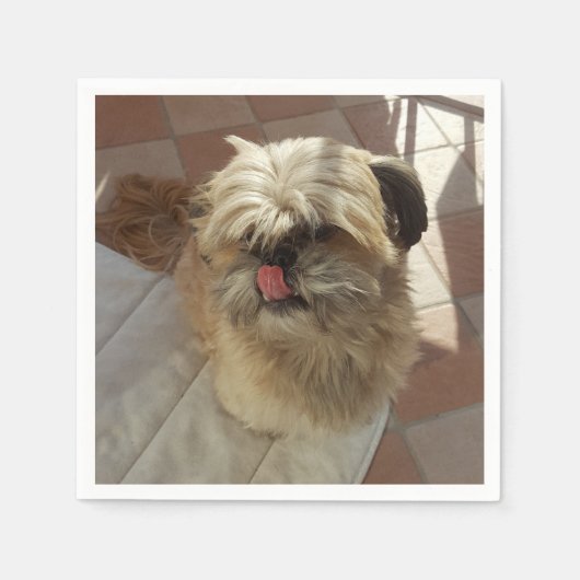Shih Tzu hondenpapieren servetten (Voorkant)