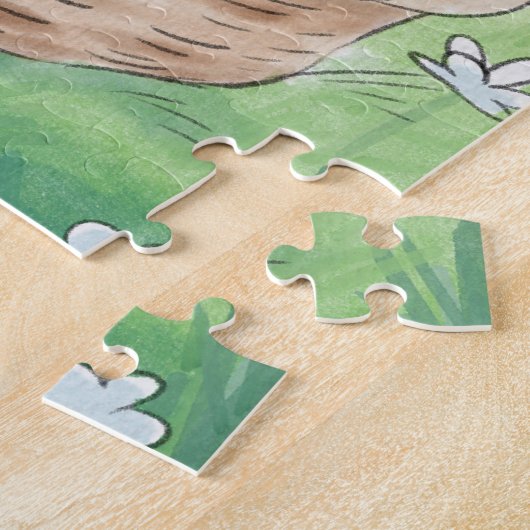 Shih tzu hondenpuzzel legpuzzel (Zijkant)