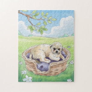 Shih tzu hondenpuzzel legpuzzel