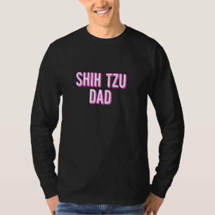 Shih Tzu Hondenras Familie Mama Papa Huisdiereigen T-shirt