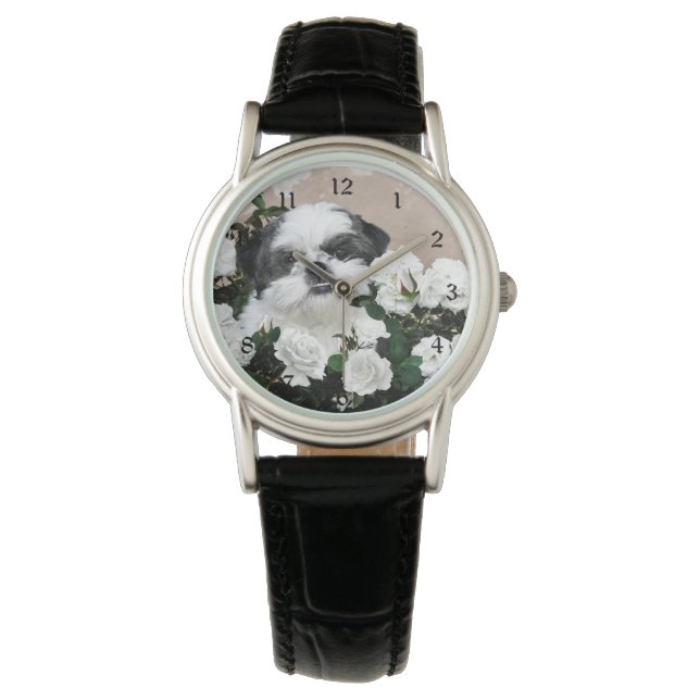Shih Tzu Horloge (Voorkant)