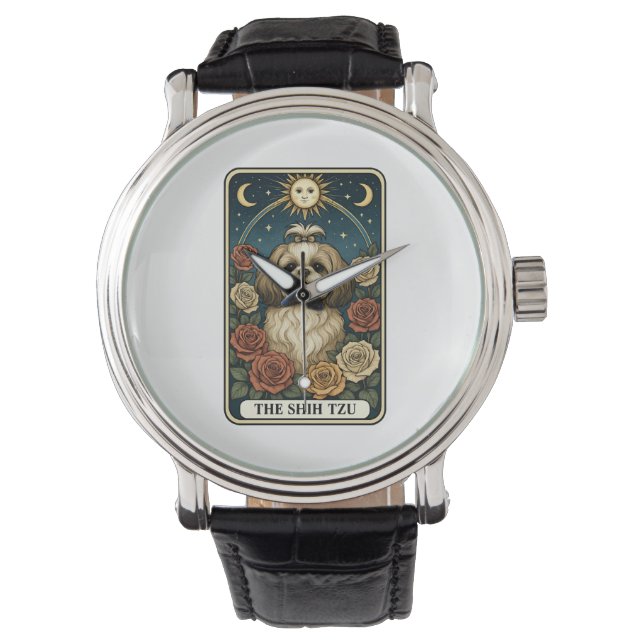Shih Tzu Horloge (Voorkant)