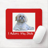 Shih Tzu I Adore Mousepad Muismat (Met muis)