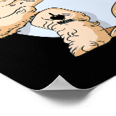 Shih Tzu I Love mama Tattoo Dog Funny Moederdag Poster (Hoek)