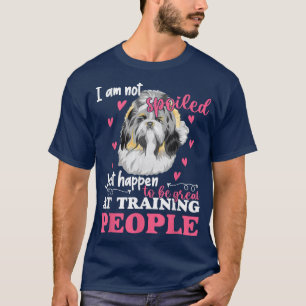 Shih Tzu ik ben niet gek op grappige hond eigenaar T-shirt