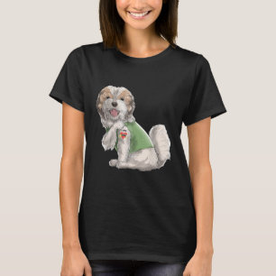 Shih Tzu Ik Hou Mam Tattoo Dog Shirt Grappige Moed