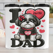 Shih Tzu: Ik hou van papa! Thermosbeker