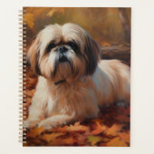 Shih Tzu in de herfst laat Herfst inspireren Planner (Voorkant)