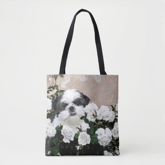 Shih Tzu in rozen Tote Bag (Voorkant)