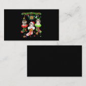 Shih Tzu in Socks-kerstkerstkerstkerstkerstkerstke Visitekaartje (Voorkant / Achterkant)