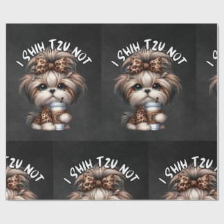 Shih Tzu inpakpapier