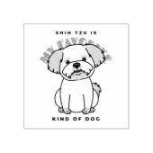 SHIH TZU IS MIJN FAVORIETE SOORT DOG RUBBERSTEMPEL (Afrduk)