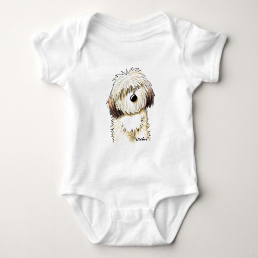 Shih Tzu Karikatuur Romper (Voorkant)