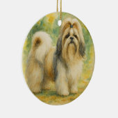Shih Tzu Keramisch Ornament (Rechts)