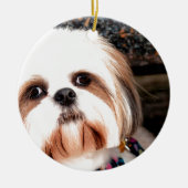Shih Tzu Keramisch Ornament (Voorkant)