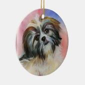 shih tzu keramisch ornament (Rechts)