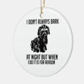 Shih Tzu Keramisch Ornament (Links)