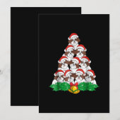 Shih Tzu kerstboom Dog-mas Lover Bedankkaart (Voorkant / Achterkant)