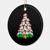 Shih Tzu kerstboom Dog-mas Lover Keramisch Ornament (Links)