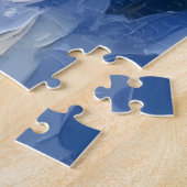 Shih Tzu Kerstboot Vakantie Legpuzzel (Zijkant)