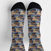 Shih Tzu Kerstboot Vakantie Sokken (Top)