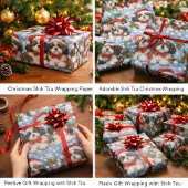 Shih Tzu kerstcadeaupapier  Cadeaupapier