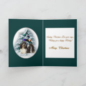 Shih Tzu kerstcadeaus Feestdagen Kaart (Binnen)