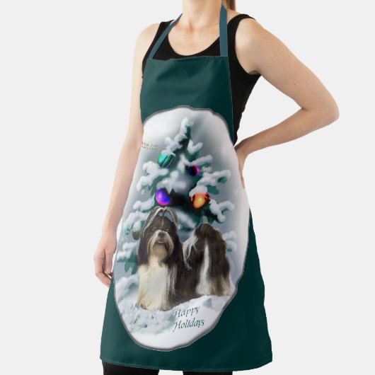 Shih Tzu kerstcadeaus Schort (Insitu)