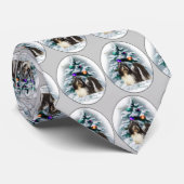 Shih Tzu kerstcadeaus Stropdas (Opgerold)