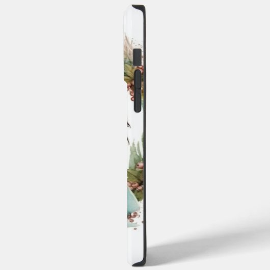 Shih Tzu Kerstkrans feestelijke pup Case-Mate iPhone Case (Achterkant / Links)