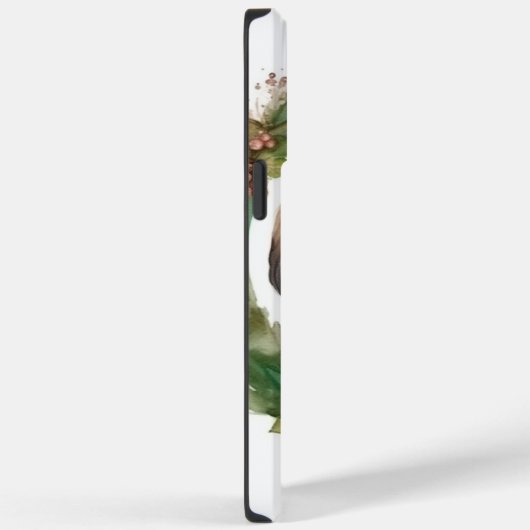 Shih Tzu Kerstkrans feestelijke pup Case-Mate iPhone Case (Achterkant / Rechts)