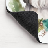 Shih Tzu Kerstkrans feestelijke pup Muismat (Hoek)