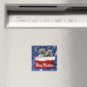 Shih tzu KerstMagnet Magneet (Insitu (Vaatwasser))